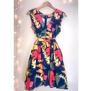 Akira Chicago Red Label Floral Dress